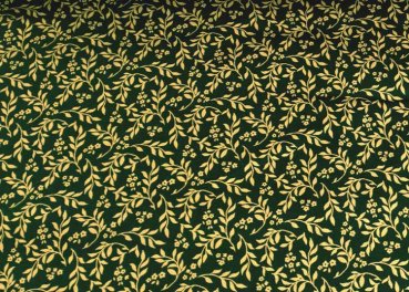 Glitzerranken christmas fabric green