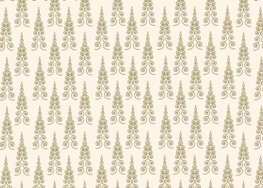 Golden Trees cotton fabric with golden trees