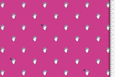 High Five von Hamburger Liebe Design love yourself pink Viskose Jersey