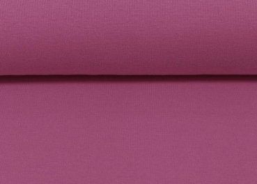 Heike Bündchenware glatt mauve, Bündchenstoff Schlauchware Strickbündchen Swafing
