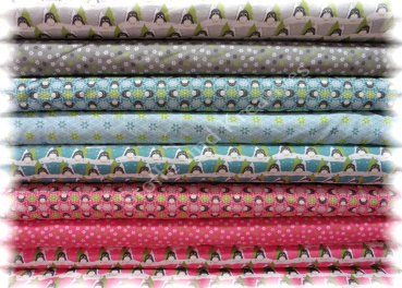 Little Stars Stretch-Jersey pink print Hilco I'm sew happy