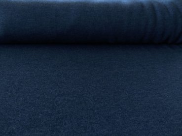 Jogging Melange Hilco dunkles jeansblau meliert Sweatstoff