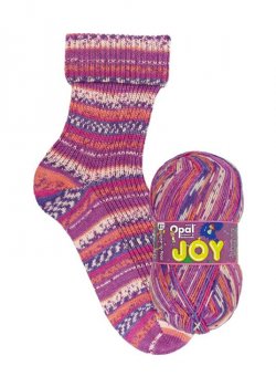 Opal Sockenwolle Joy Vergnügen lila 4fach Sockenwolle