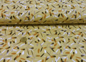 Leandra organic cotton Jersey fabric in three colours 50 cm