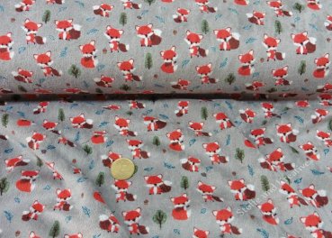 Nicky Fox grey fabric for kids