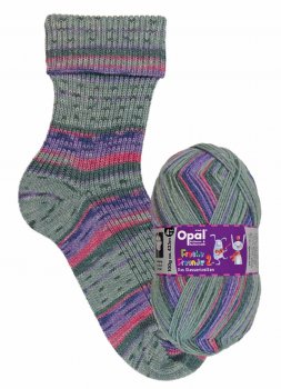 Opal Sockenwolle Freche Freunde 2, Das Klassentreffen, Bernd schwärmt für Lisa, grau