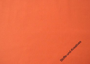 Stretch-Popeline orange, leicht dehnbare Webware von Stenzo