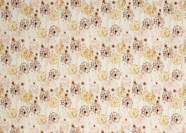Summer Flowers Dandelion Rippjersey ecru by Swafing