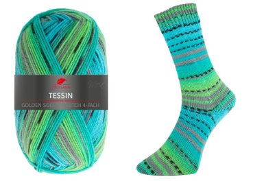 Tessin, stretch sock wool, Golden socks, Pro Lana, golden socks