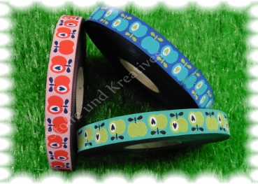 Simply Apples Webband blau hellblau Hamburger Liebe