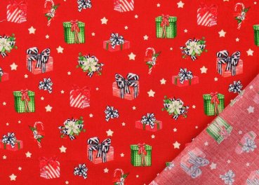 christmas presents christmas fabric cotton poplin