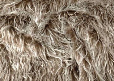 Zottelstoff Sam brown Fake Fur Faux Fur