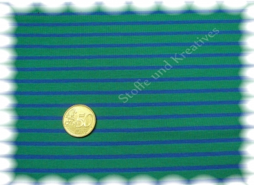 Campan  knit fabric green blue (royal)