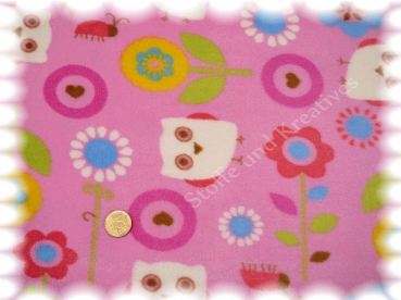 Stoff weicher Fleece Kinderstoff Fleecestoff Nickystoff Wellnessfleece Meterware 