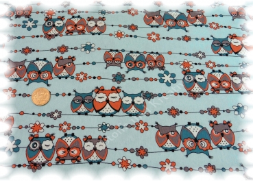 Jeans Denim Blümchenstoff Stoffe und Kreatives Kinderstoff