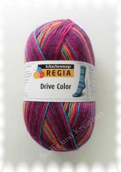 Drive Color Regia Sock Wool purple berry 100 g