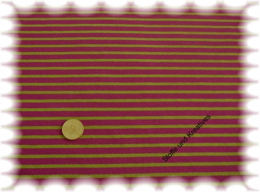 Campan  knit fabric fuchsia, green     Rest 66 cm reduced!!