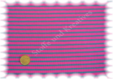 Campan  knit fabric fuchsia petrol    Rest 40 cm reduced!!