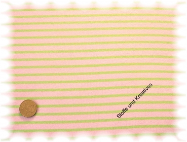 Campan  knit fabric light pink, lime      Rest 47 cm reduced!!