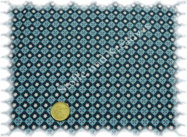 coins et fleurs Cord Feincord Kinderstoffe Stoffversand