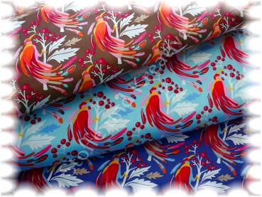 Fly me to paradise Stretch-Jersey blau (bleu) Hamburger Liebe