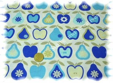 apfelstoff,birnenstoff,Taschenstoff,Kinderstoffe Stoffe und Kreatives Kinderstoff