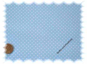 Dots xs  cotton print blue white   Rest 47 cm reduced!!