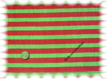 Streifennicky  Nicky stripes green, red     Rest 41 cm reduced!!