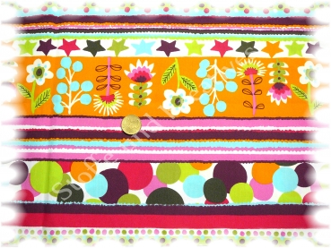 Zarminah cotton print multicoloured Rest 48 cm reduced!!
