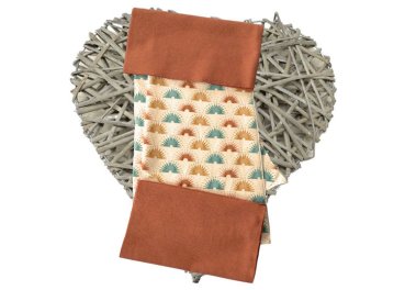 Fabric cuts plus instructions DIY sewing kit baby bloomers sewing jersey Sonnenkind plus cuffs rust gift baby