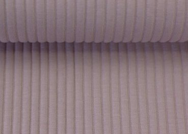 Andrick Rippjersey uni soft lilac, Swafing Rib Jersey cotton by