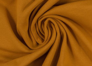 Heike Bündchenware glatt ocker, Bündchenstoff Schlauchware Strickbündchen Swafing