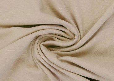 Heike Bündchenware glatt sandfarben, Bündchenstoff Schlauchware Strickbündchen Swafing