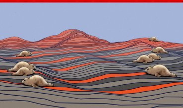 Preview: Salty Soul In the Dunes Jersey Panel Thorsten Berger grau orange komplette Breite