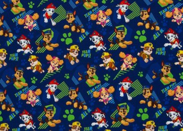 Preview: Paw Patrol blue Jersey by Swafing