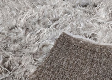 Zottelstoff brown mottled  Fake Fur Faux Fur