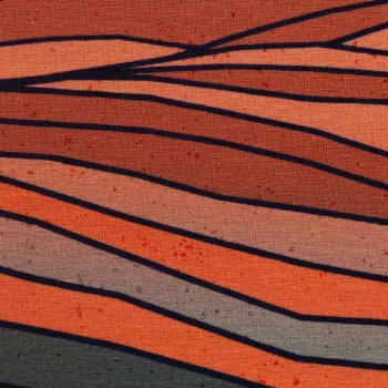 Salty Soul In the Dunes Jersey Kombistoff zum Panel Thorsten Berger grau orange