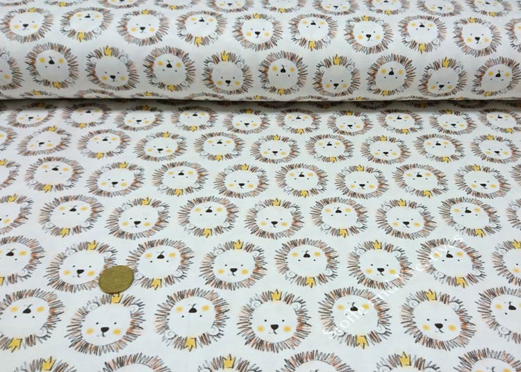 lion jersey fabric
