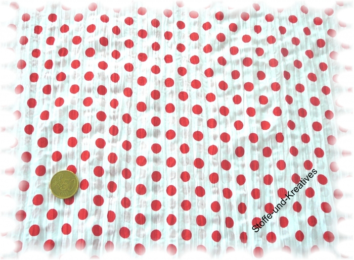 Punktecrash  cotton printed  dots   Rest 43 cm reduced!!