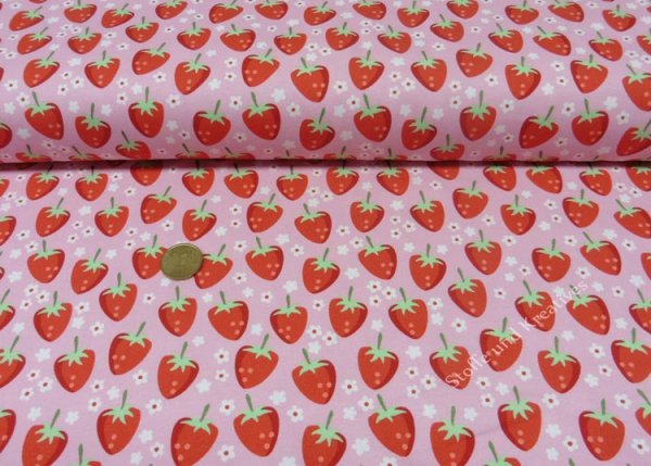 Fresh Fruits rosa Kinderjersey mit Erdbeeren von Hilco und JaTiJu