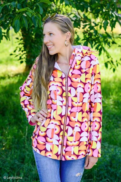 Geometric Pattern Canvas lycklig design Swafing fabric retro 50 cm