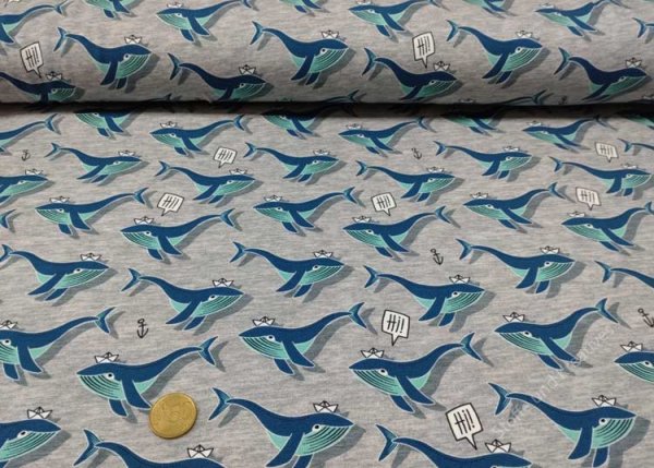Hamburger Liebe kids Collection Sea Side organic cotton Jersey 50 cm