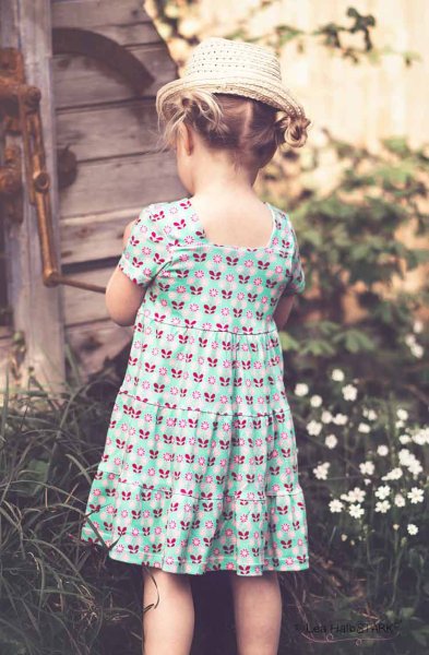 Albstoffe and Hamburger Liebe Kids collection Design Sally and Friends Sallys garden organic cotton elastic jersey