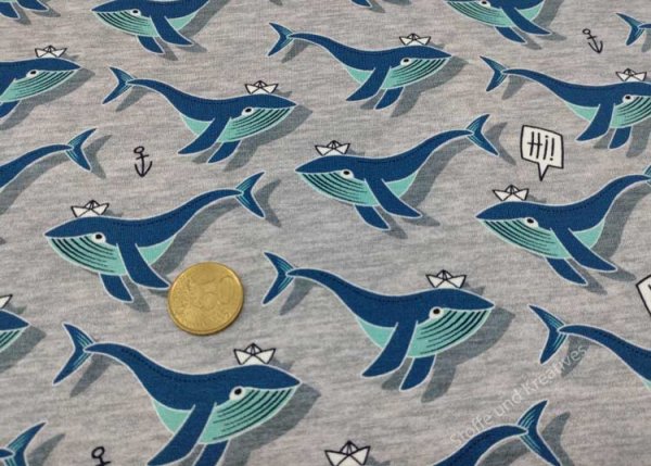 Hamburger Liebe kids Collection Sea Side organic cotton Jersey 50 cm