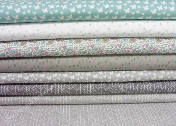 cotton poplin grey green