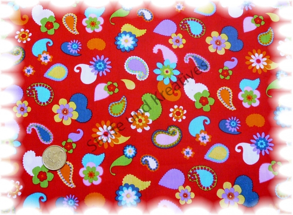 Paisley kids red