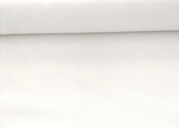 Canvas Köper Baumwolle Webware Meterware weiß fester Baumwollstoff