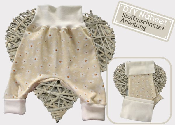 DIY sewing kit fabric cuttings jersey Design Marie, cuffs sewing kit