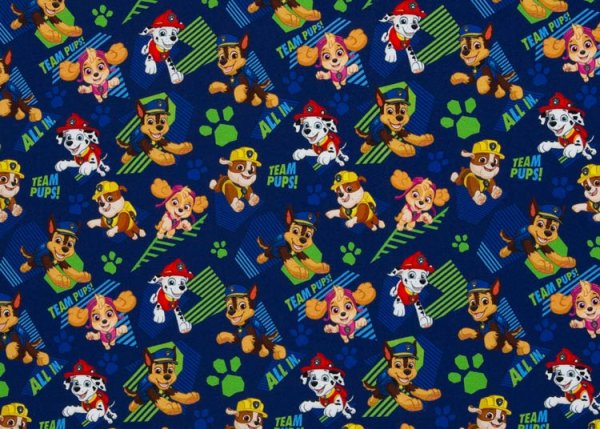 Paw Patrol blue Jersey by Swafing