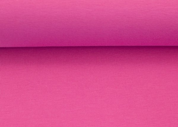 Stretch Jersey Baumwolljersey einfarbig pink